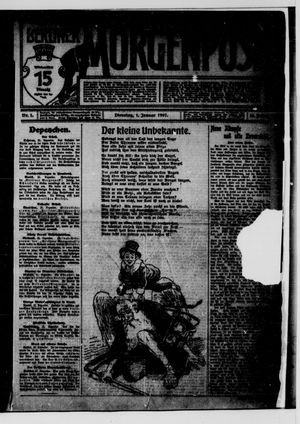 Berliner Morgenpost on Jan 1, 1907
