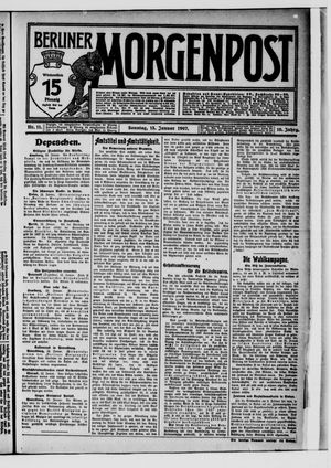 Berliner Morgenpost vom 13.01.1907