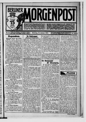 Berliner Morgenpost on Jan 15, 1907