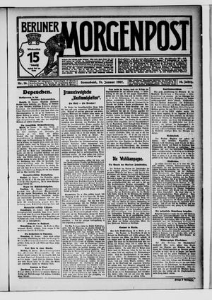Berliner Morgenpost on Jan 19, 1907