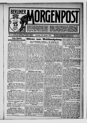 Berliner Morgenpost vom 20.01.1907