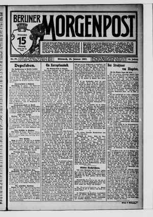 Berliner Morgenpost on Jan 23, 1907