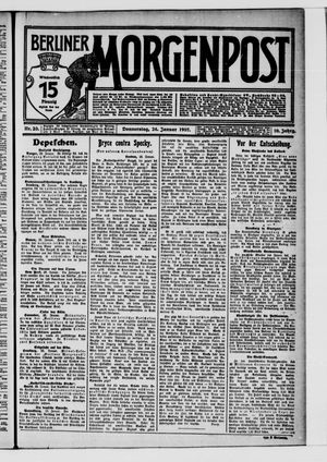 Berliner Morgenpost on Jan 24, 1907