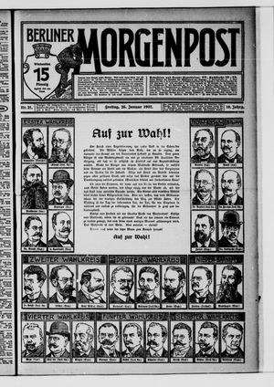 Berliner Morgenpost vom 25.01.1907