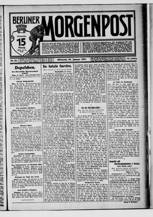 Berliner Morgenpost vom 30.01.1907