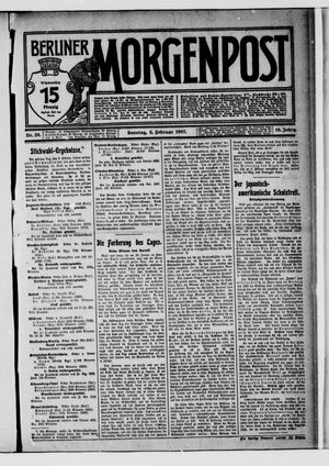 Berliner Morgenpost vom 03.02.1907