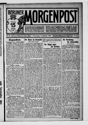 Berliner Morgenpost vom 14.02.1907