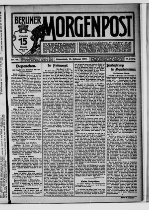 Berliner Morgenpost vom 16.02.1907