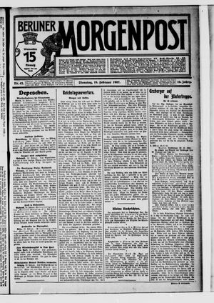 Berliner Morgenpost vom 19.02.1907