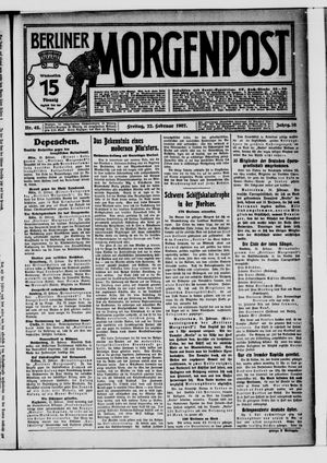 Berliner Morgenpost vom 22.02.1907