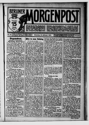Berliner Morgenpost vom 26.02.1907