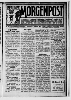 Berliner Morgenpost vom 27.02.1907