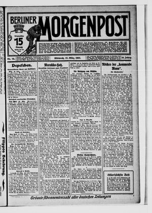 Berliner Morgenpost on Mar 27, 1907