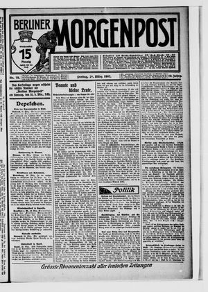 Berliner Morgenpost vom 29.03.1907