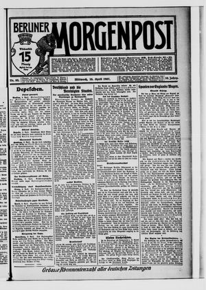 Berliner Morgenpost on Apr 10, 1907