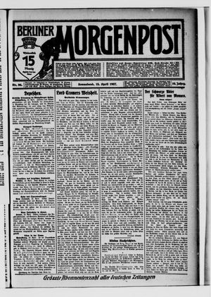 Berliner Morgenpost on Apr 13, 1907