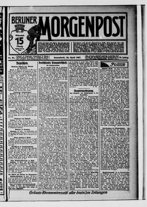 Berliner Morgenpost vom 20.04.1907