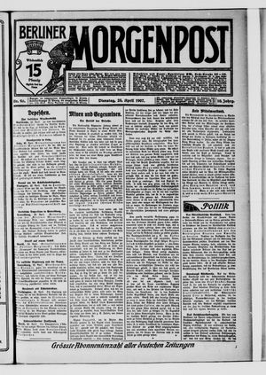 Berliner Morgenpost vom 23.04.1907