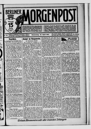 Berliner Morgenpost vom 25.04.1907