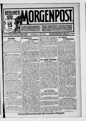 Berliner Morgenpost on May 11, 1907