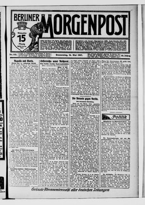 Berliner Morgenpost on May 16, 1907