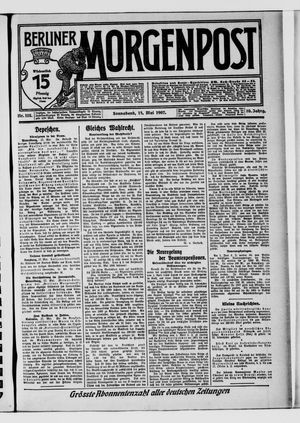 Berliner Morgenpost vom 18.05.1907