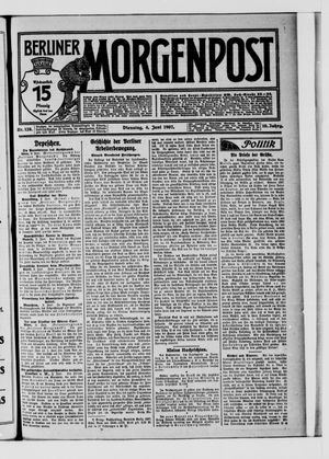 Berliner Morgenpost vom 04.06.1907