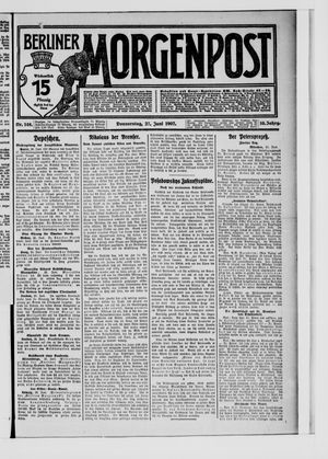 Berliner Morgenpost vom 27.06.1907
