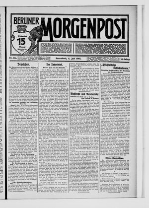 Berliner Morgenpost vom 06.07.1907