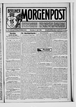 Berliner Morgenpost vom 09.07.1907