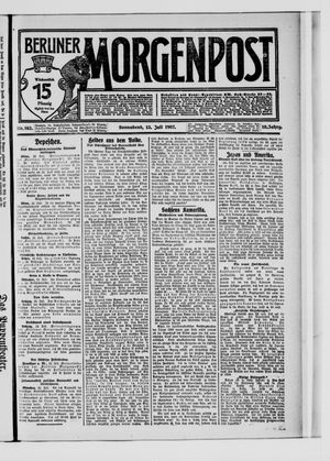 Berliner Morgenpost vom 13.07.1907