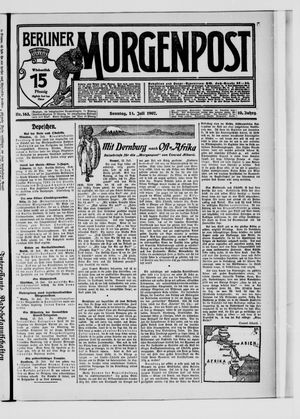 Berliner Morgenpost on Jul 14, 1907