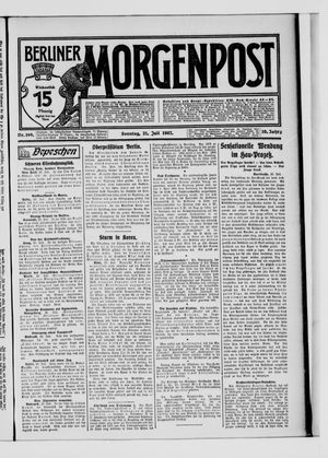 Berliner Morgenpost vom 21.07.1907