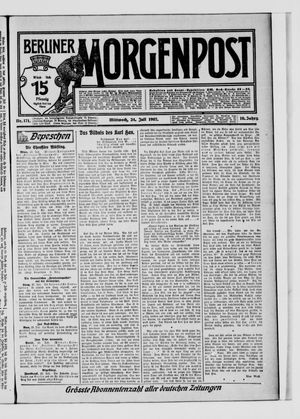 Berliner Morgenpost vom 24.07.1907