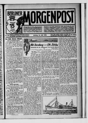 Berliner Morgenpost vom 26.07.1907