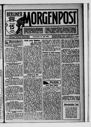 Berliner Morgenpost vom 27.07.1907