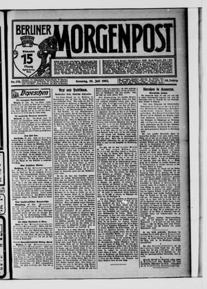 Berliner Morgenpost vom 28.07.1907