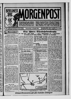 Berliner Morgenpost vom 08.08.1907