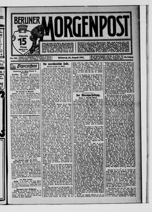 Berliner Morgenpost vom 21.08.1907