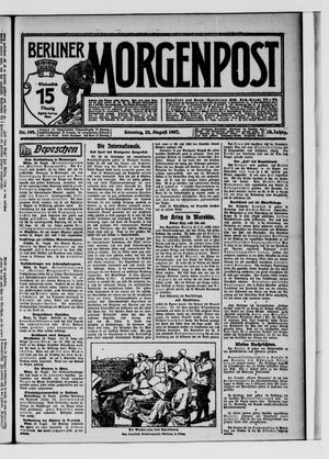 Berliner Morgenpost vom 25.08.1907