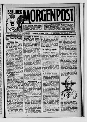 Berliner Morgenpost vom 27.08.1907