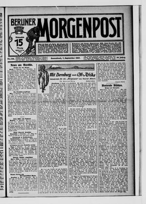 Berliner Morgenpost vom 07.09.1907