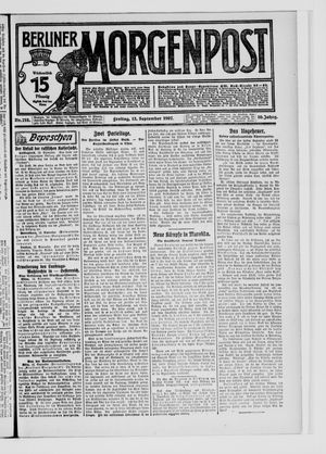 Berliner Morgenpost vom 13.09.1907