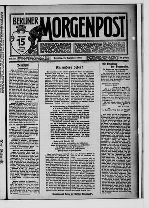 Berliner Morgenpost on Sep 15, 1907