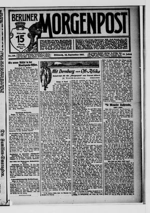 Berliner Morgenpost vom 25.09.1907