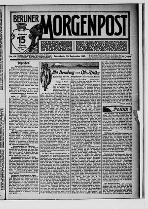 Berliner Morgenpost vom 28.09.1907