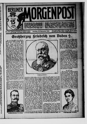 Berliner Morgenpost vom 29.09.1907