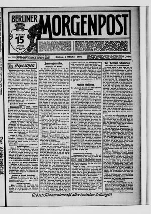 Berliner Morgenpost vom 04.10.1907