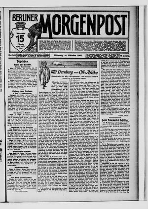 Berliner Morgenpost vom 16.10.1907