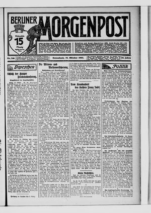Berliner Morgenpost vom 19.10.1907